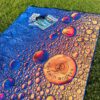 riesiges Strandtuch 2.10 x 1.20m mit verschließbarem Innenfach auf der Rückseite – Bild 6