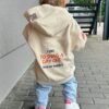Hoodie Kids Beige – Bild 2