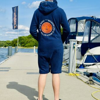 Jumpsuit Frottee Navi Kurz UNISEX